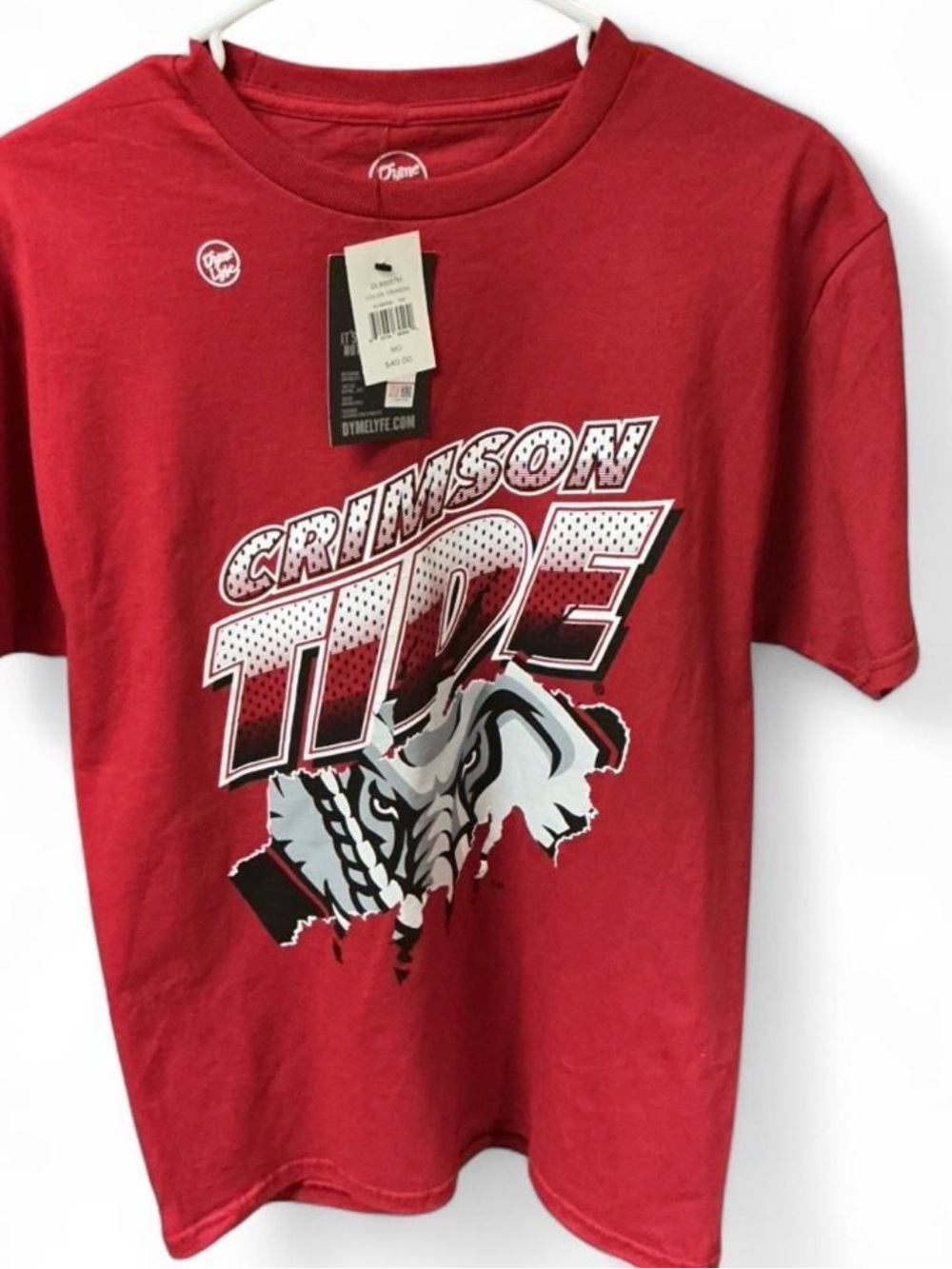 Dyme Life Crimson Tide Tee NWT Medium